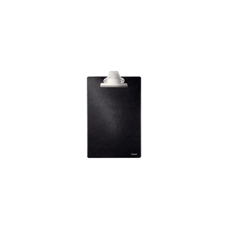 Portanotas esselte din a4 plastico forrado con pinza color negro