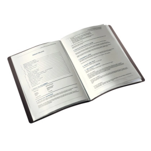 Carpeta leitz escaparate din a4 20 hojas polipropileno color negro