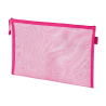 Bolsa zipper bag liderpapel poliester transpirable multiusos din a4 rosa