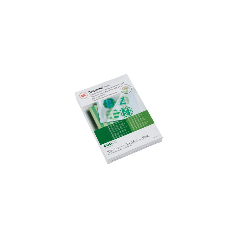 Bolsa de plastificar gbc din a5 2x125 micras caja de 100 unidades