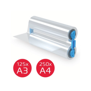 Repuesto para plastificadora gbc foton din a4 75 micras bobina 56,4 mt brillo