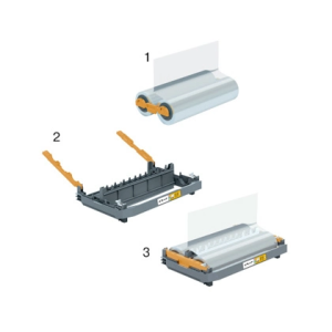 Repuesto para plastificadora gbc foton din a4 75 micras bobina 56,4 mt brillo