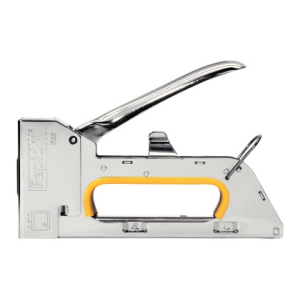 Grapadora rapid clavadora pro r23e metalica cromada usa grapas n 13
