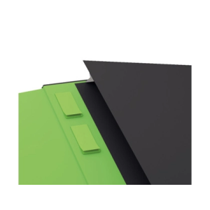 Cuaderno con gomilla leitz complete tapa dura din a4 80 hojas cuadro 5 mm color negro