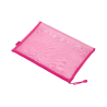 Bolsa zipper bag liderpapel poliester transpirable multiusos din a5 rosa