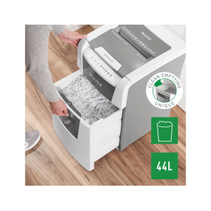 Destructora de documentos leitz iq auto+ office 150 capacidad de corte 150 hojas destruye grapas y clips