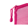 Bolsa zipper bag liderpapel poliester transpirable multiusos din a5 rosa
