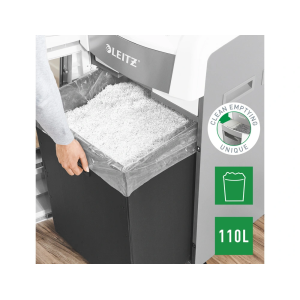 Destructora de documentos leitz iq auto+ office pro 600 capacidad de corte 600 hojas destruye grapas y clips