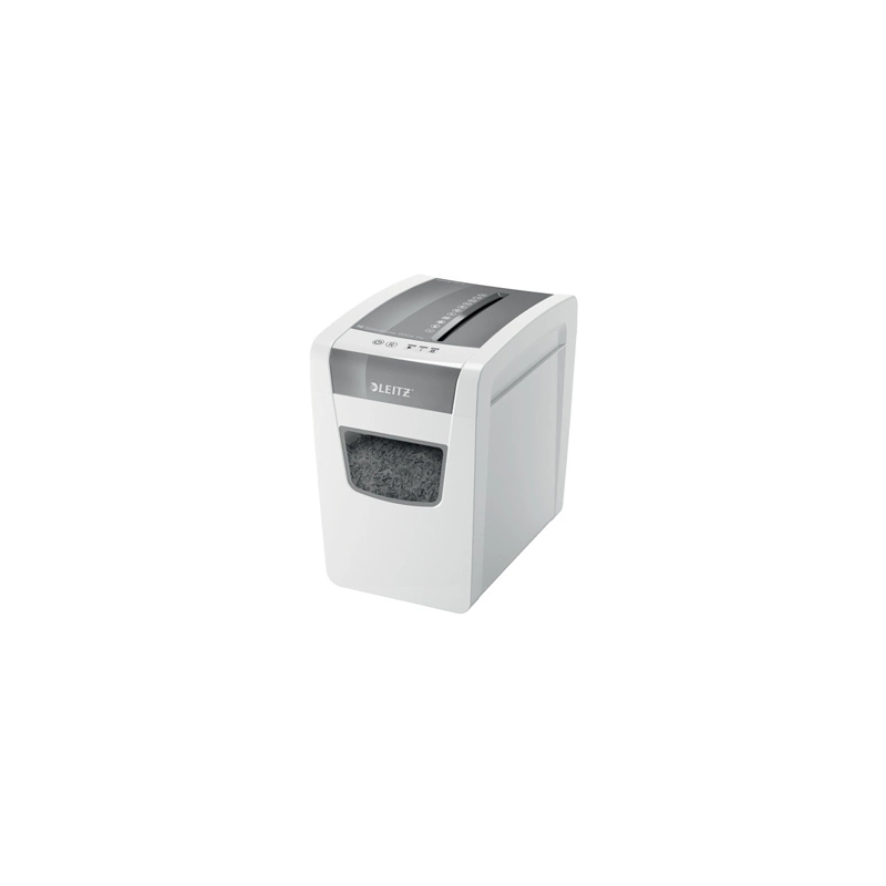 Destructora de documentos leitz iq slim home office 150 capacidad de corte 10 hojas destruye grapas y clips