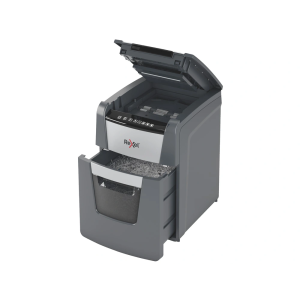 Destructora de documentos rexel optimum auto+100m capacidad de corte 100 hojas destruye grapas clips y