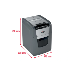 Destructora de documentos rexel optimum auto+100m capacidad de corte 100 hojas destruye grapas clips y