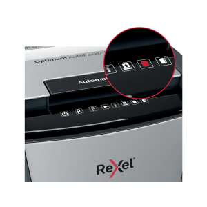 Destructora de documentos rexel optimum auto+ 300m capacidad de corte 300 hojas destruye grapas clips y