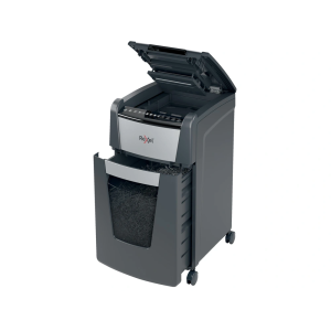 Destructora de documentos rexel optimum auto+ 300m capacidad de corte 300 hojas destruye grapas clips y