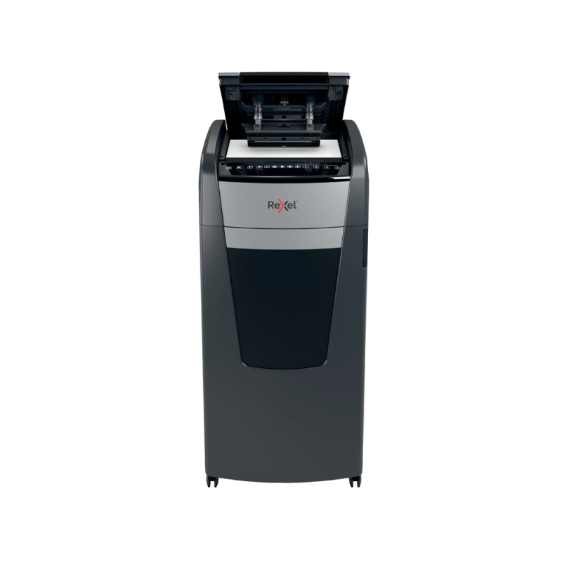 Destructora de documentos rexel optimum auto+ 750m capacidad de corte 750 hojas destruye grapas clips y