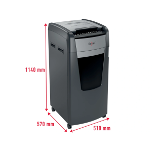 Destructora de documentos rexel optimum auto+ 750m capacidad de corte 750 hojas destruye grapas clips y