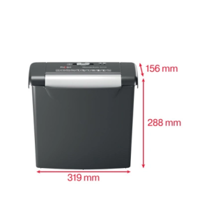 Destructora de documentos rexel momentum s206 capacidad de corte 6 hojas destruye grapas y clips