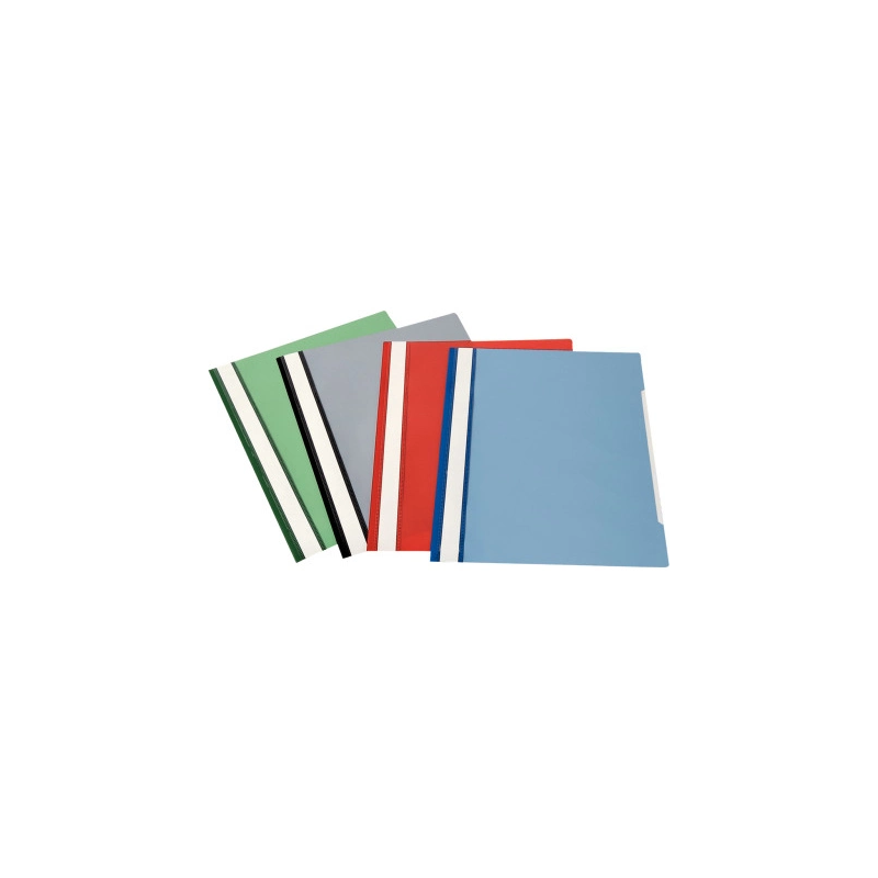 Carpeta dossier fastener plastico esselte din a4 150 mc color negro caja de 50 unidades