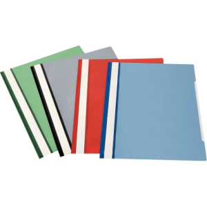 Carpeta dossier fastener plastico esselte din a4 150 mc color negro caja de 50 unidades