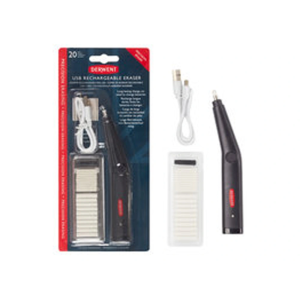 Goma de borrar electrica derwent recargable por usb