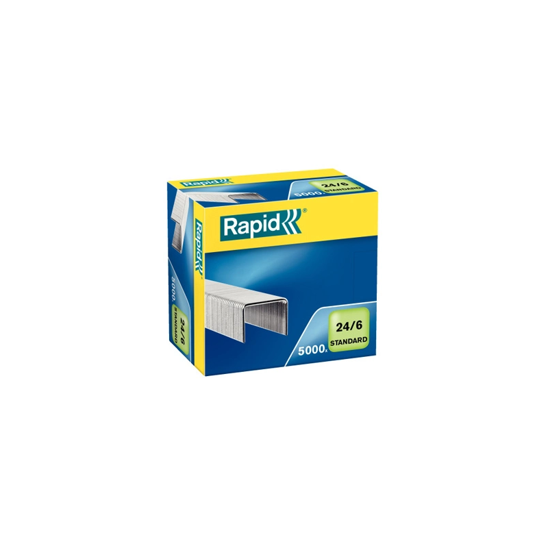 Grapas rapid n 24/6 galvanizada caja de 5000 unidades