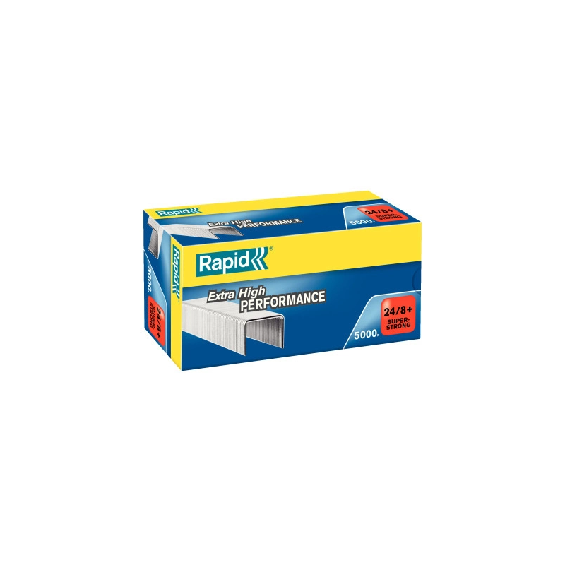 Grapas rapid n 24/8+ galvanizada caja de 5000 unidades