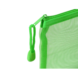 Bolsa zipper bag liderpapel poliester transpirable multiusos din a4 verde pastel