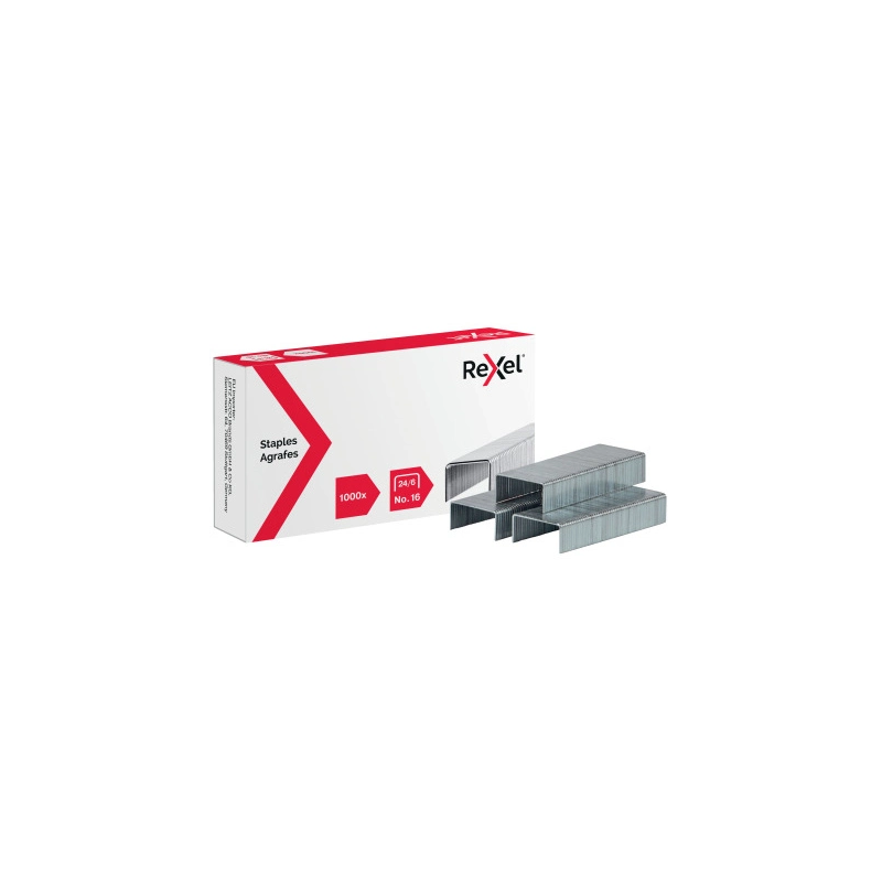 Grapas rexel n 24/6 galvanizada caja de 1000 unidades