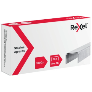 Grapas rexel n 24/6 galvanizada caja de 1000 unidades