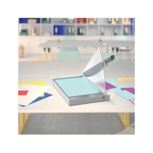 Cizalla de palanca leitz office din a3 base de cristal longitud de corte 457 mm capacidad de corte 15 hojas