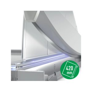 Cizalla de palanca leitz office din a3 base de cristal longitud de corte 457 mm capacidad de corte 15 hojas