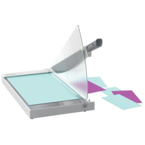 Cizalla de palanca leitz office din a3 base de cristal longitud de corte 457 mm capacidad de corte 15 hojas