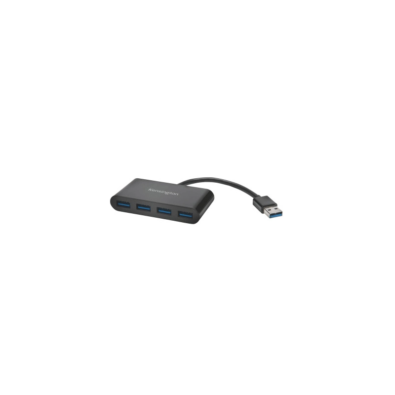 Hub kensington usb 3.0 con 4 puertos uh4000 color negro