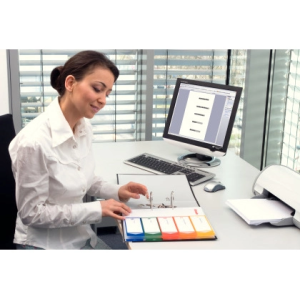 Separador numerico proyecto esselte plastico 1-6 juego de 6 separadores imprimible din a4+ multitaladro