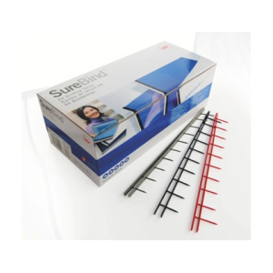 Puas gbc surebind 25mm peine 10 unidades color blanco caja de 100 peines