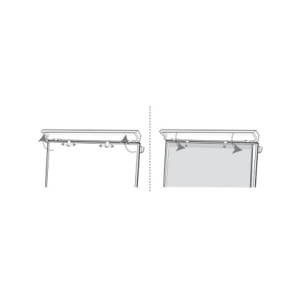 Pizarra conferencia nobo classic nano clean magnetica acero lacado 2000x600x700 mm