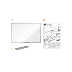 Pizarra blanca nobo essence melamina 240x120 cm