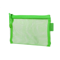 Bolsa zipper bag liderpapel poliester transpirable multiusos din a6 verde pastel
