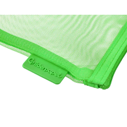 Bolsa zipper bag liderpapel poliester transpirable multiusos din a6 verde pastel