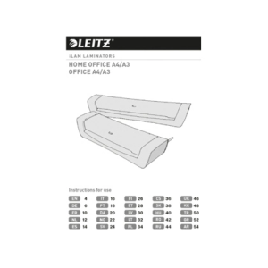 Plastificadora leitz ilam home office din a4 hasta 125 mc