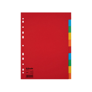 Separador esselte cartulina...