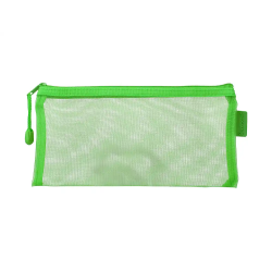 Bolsa zipper bag liderpapel poliester transpirable multiusos ticket 230x115 mm verde pastel