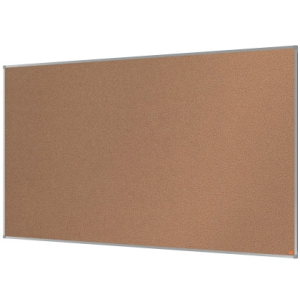 Tablero de anuncios nobo essence corcho marco aluminio 2000x1000 mm