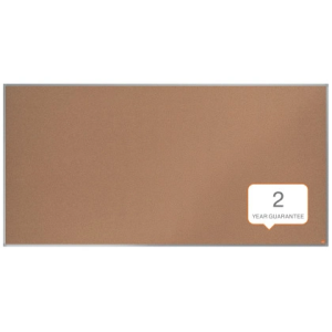 Tablero de anuncios nobo essence corcho marco aluminio 2000x1000 mm