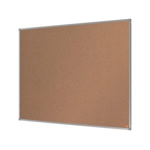 Tablero de anuncios nobo essence corcho marco aluminio 1200x900 mm