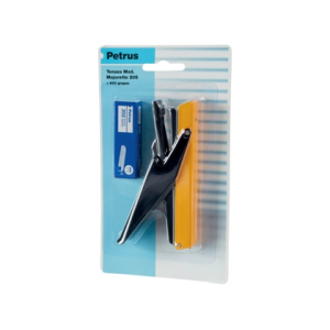 Grapadora petrus majorette de tenaza 205 capacidad 10 hojas + 1 caja grapas n 202