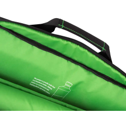 Maletin para portatil q-connect 15,6/' negro 1 asa 2 bolsillos exteriores polietileno reciclado