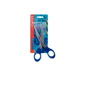 Tijera esselte gama premiun 200 mm acero inoxidable mango ergonomico color azul