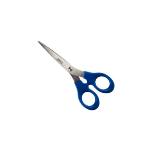Tijera esselte gama premiun 200 mm acero inoxidable mango ergonomico color azul