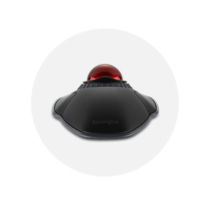 Raton kensington orbit optico trackball inalambrico con anillo desplazamiento color blanco