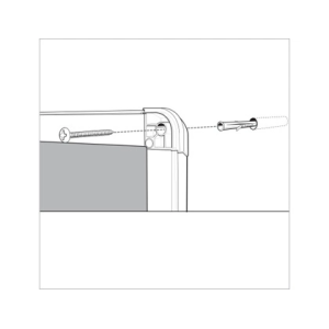 Vitrina de anuncio nobo premium plus blanca magnetica para exterior 8 x din a4 692x972x45 mm